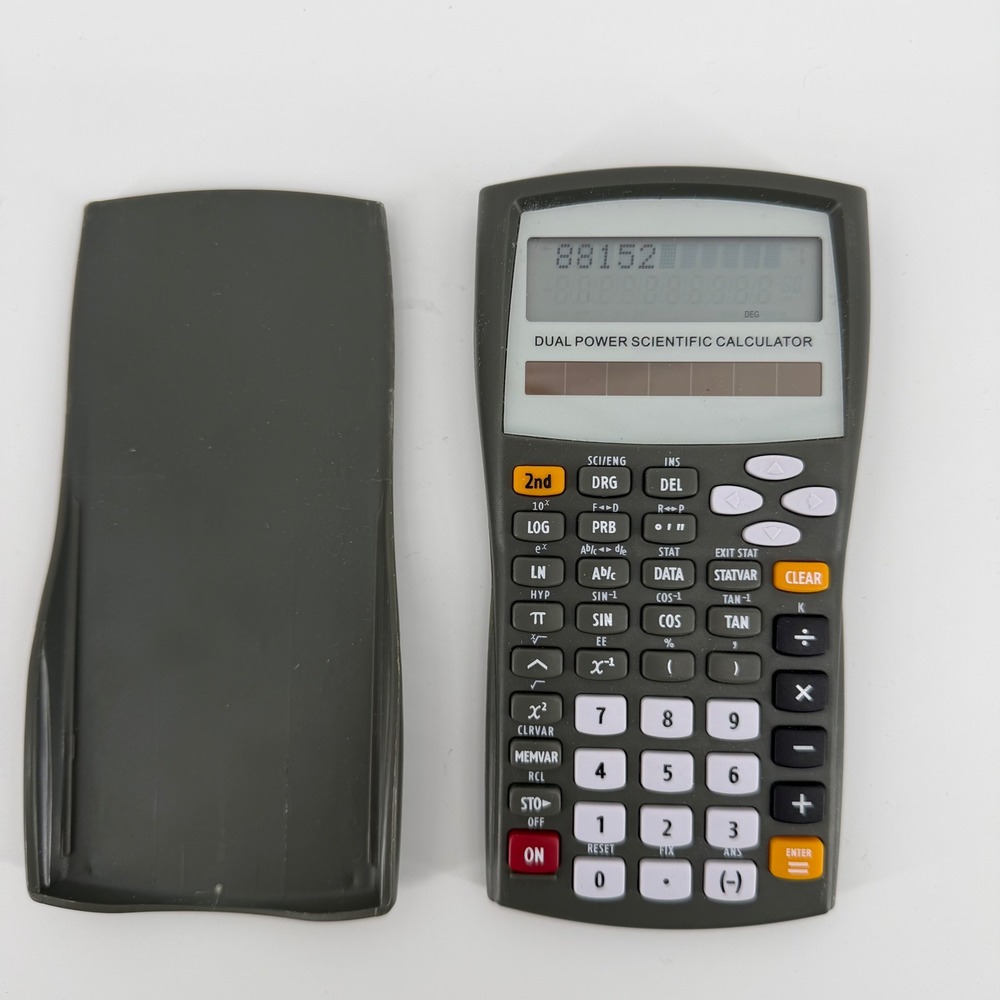 Dual Power Scientific Calculator‎ with Cover